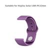 Electric Wristwatch Silicone Strap Adjustable Soft Buckle Belt for Solar LS05