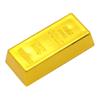 Hot Fake Plastic 999.9 Gold Bar Bullion Prop Desk Table  Decoration