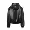 Mens Vintage Fleece Padded Bomber Jacket Hooded Winter Warm Casual Coat