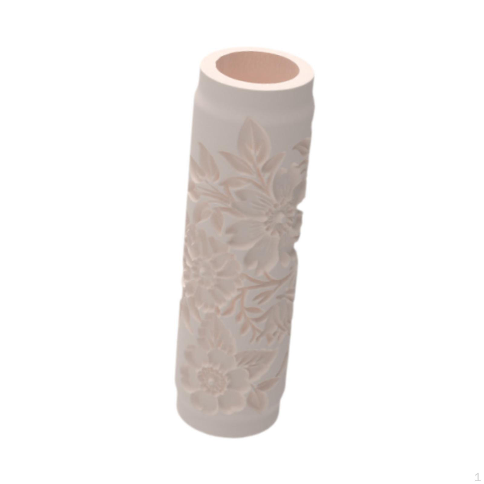 

Clay Roller with Floral Pattern, Pottery Tool, Gift for Enthusiasts Style A