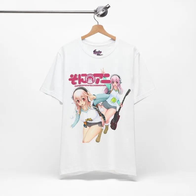 Super Sonico TShirt Unisex Bestselling High Quality Classic Y2K Cropped Trendy Fashionable 100 Cotton Comfortable Loungewear