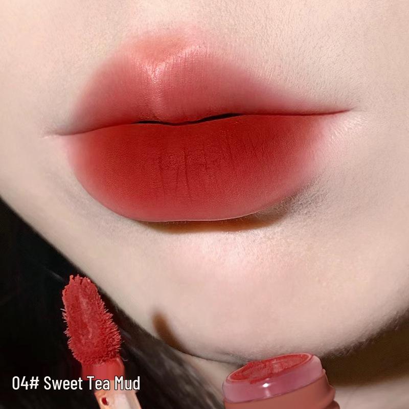 

Velvet Brown Intimate Bear Matte Lip Glaze: Long-lasting, Rich Color for Women 3.2g