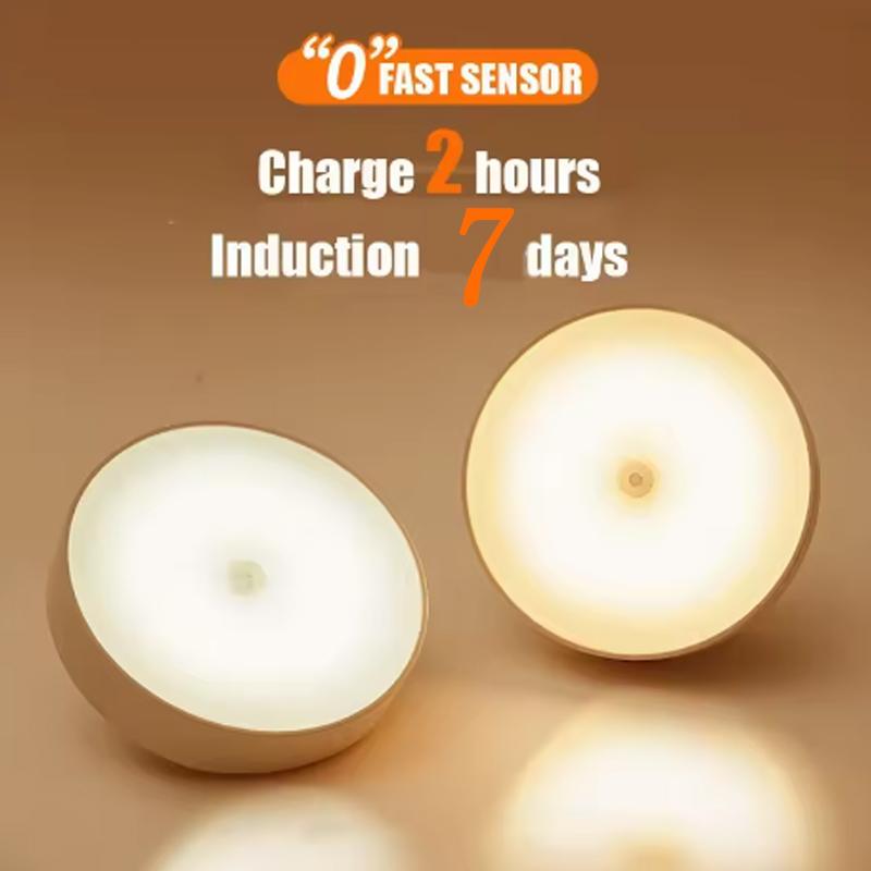 Led Night Light Usb Charging Intelligent Human Induction For Bedside Cabinet Home Wardrobe Motion Sensor Light Led Lamp