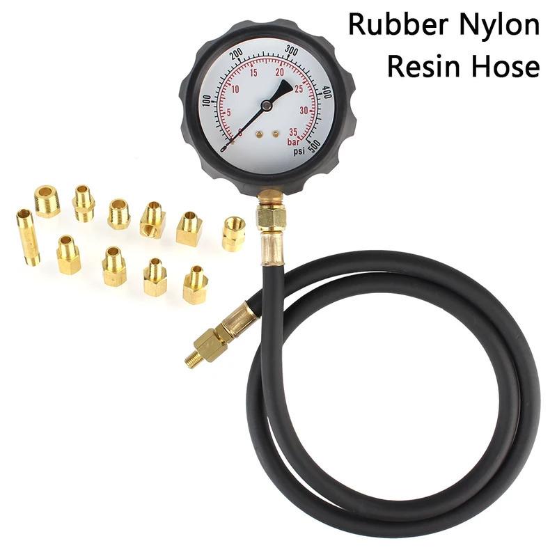 Automobile Diagnostic Tools Oil Pressure Gauge Transmission Pressure Test Meter Car Hydraulic Oil Pressure Tester TU-11A 12Pcs