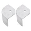  ALUMINUM PONTOON BOAT DECK CORNER   HEAVY DUTY FOR ENHANCING APPEARANCE AND   SUITABLE FOR ROUNDED CORNERS HEIGHT 2-1Celsius2IN TO 2-5Cel