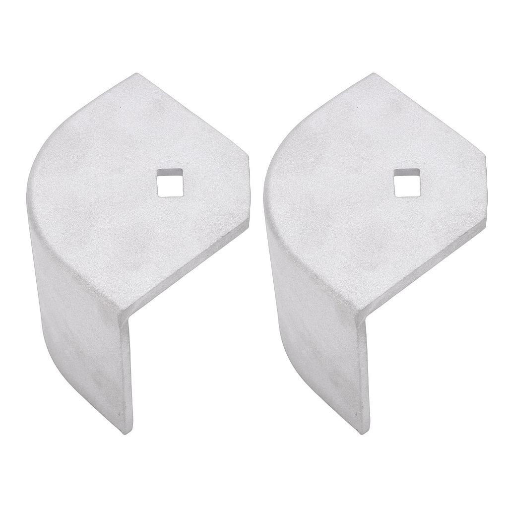 ALUMINUM PONTOON BOAT DECK CORNER HEAVY DUTY FOR ENHANCING APPEARANCE AND SUITABLE FOR ROUNDED CORNERS HEIGHT 2-1Celsius2IN TO 2-5Cel