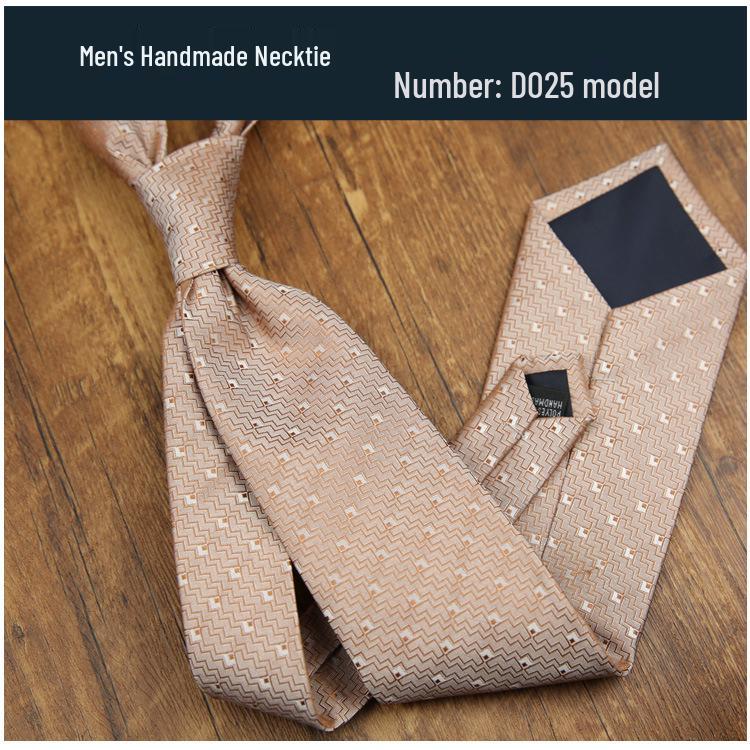 Men's 8CM Retro Burgundy Polyester Silk Tie - Business & Formal Suit Accessory