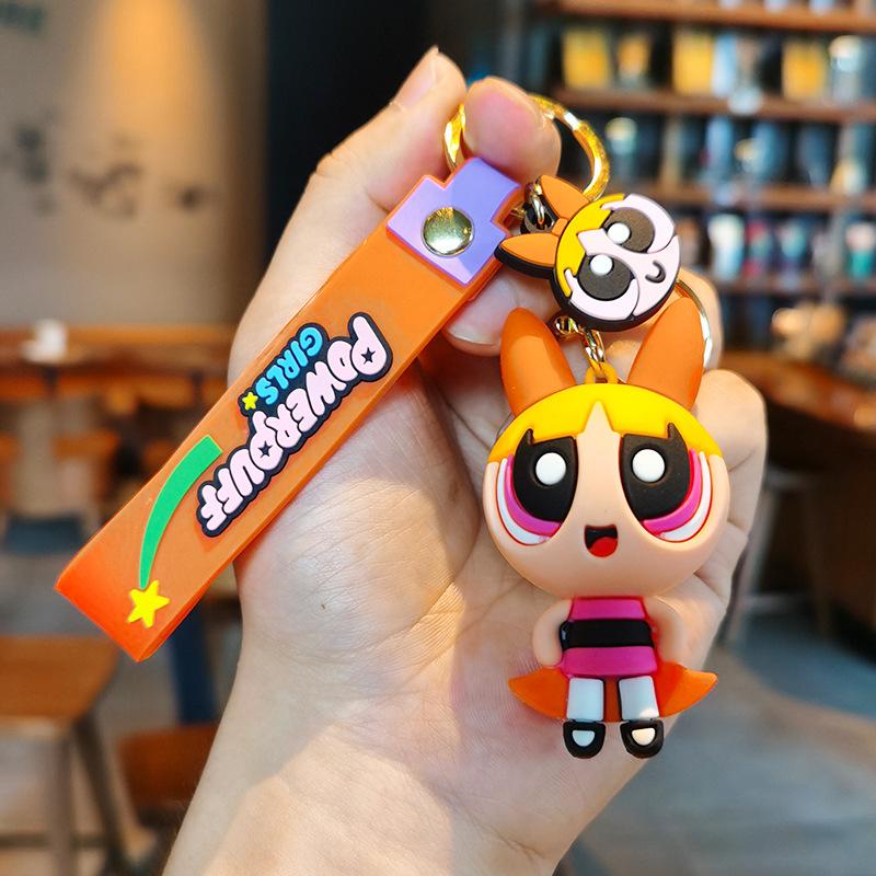 The Powerpuff Season,Suitable for Both Men and Women,Featuring Doll Keychains Backpacks,Car Decorations,and Birthday Gifts Girls