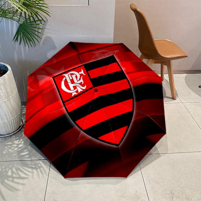 Flamengo Fashionable Automatic Opening/Closing Folding Umbrella. Portable and Foldable, Ideal for Gift, Travel, and Daily Use