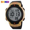 Skmei Herresportsklokker Utendørs digitalklokke LED-bakgrunnsbelysning Big Dial Running Chrono vanntette armbåndsur