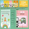 Early Education Flash Card Machine With English Audio Book Card Learning Talking Language Electronic Children Birthday Gift Toy