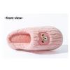 Winter Home Warmth Bag with Cotton Slippers Cute Cartoon Indoor Home Cotton Slippers