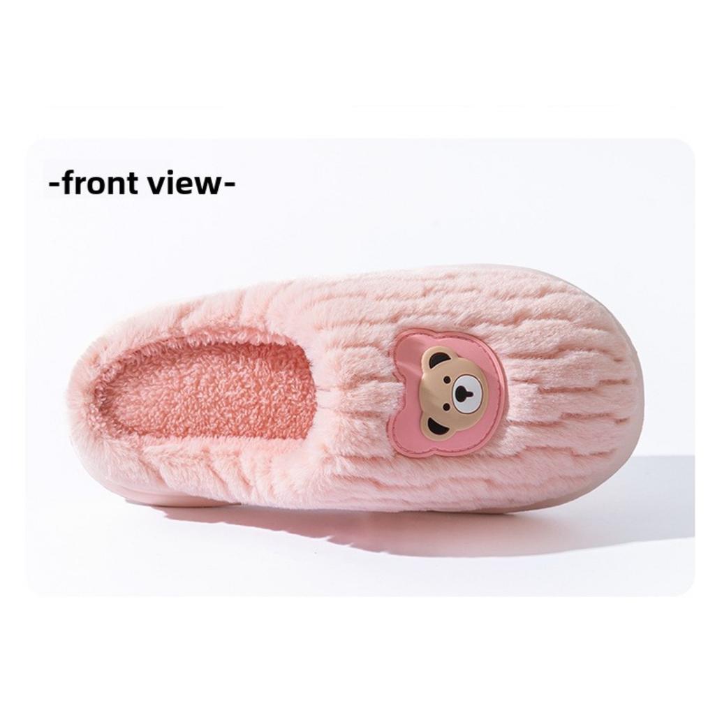 Winter Home Warmth Bag with Cotton Slippers Cute Cartoon Indoor Home Cotton Slippers