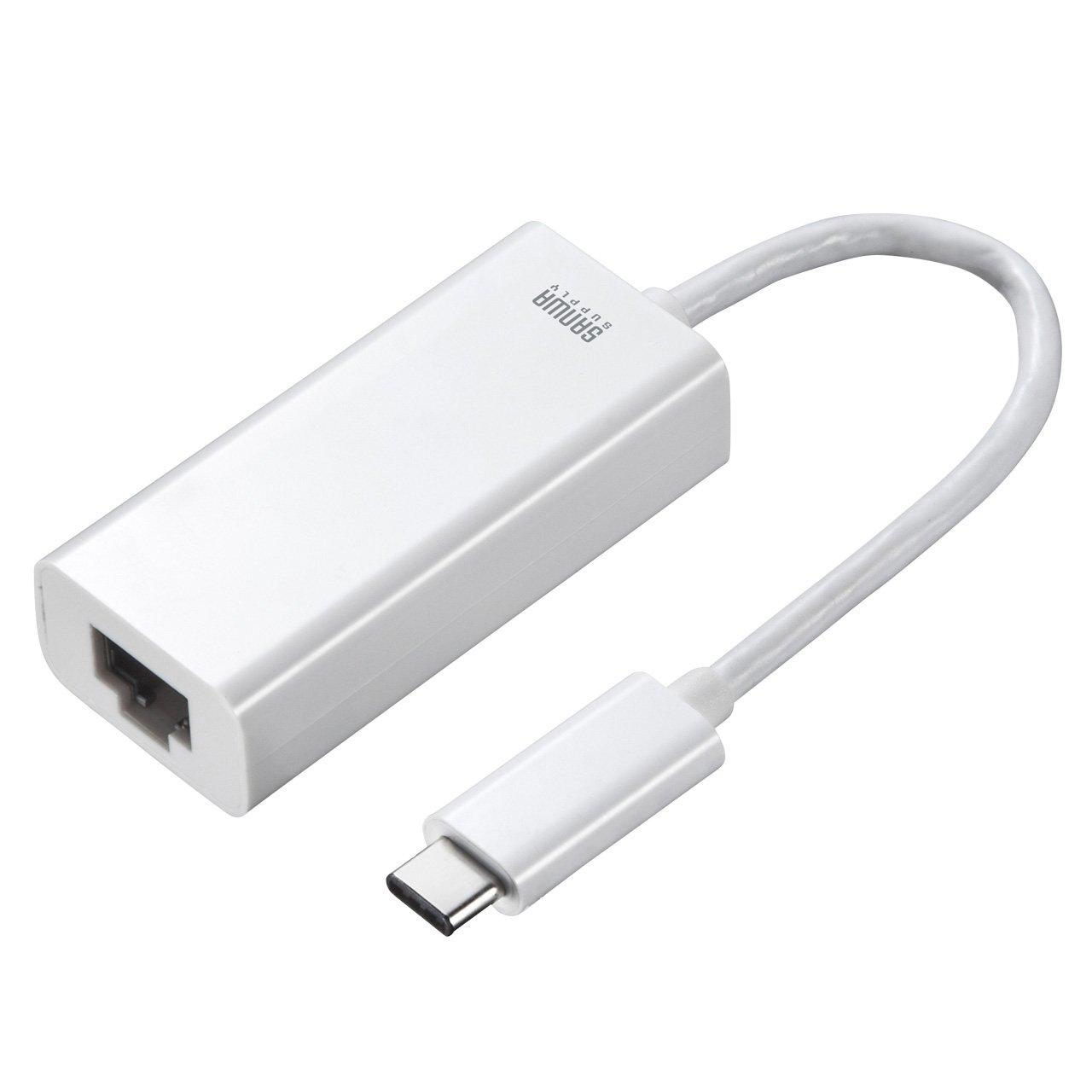

Sanwa Supply Gigabit USB Type C LAN Adapter White (for Mac) LAN-ADURCM білий