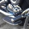 1 Pair Motorcycle Foot Pegs Aluminum Foot Pegs for 1''-1.2" Crash Bar U Clamp Foldable Footpegs Universal Footrest Mount