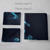 Three-Piece World Cup Football Decorative Quilt Cover Bedding Digital Printing Kit