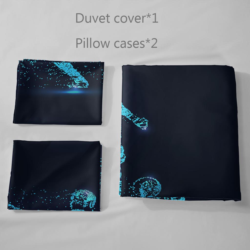 Three-Piece World Cup Football Decorative Quilt Cover Bedding Digital Printing Kit