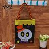 Versatile Seasonal Carry Bags Halloween Candy Bags Non-Woven Trick or Treat Tote with Handles Nonwoven Party Favor Cute Black Cat Pumpkin