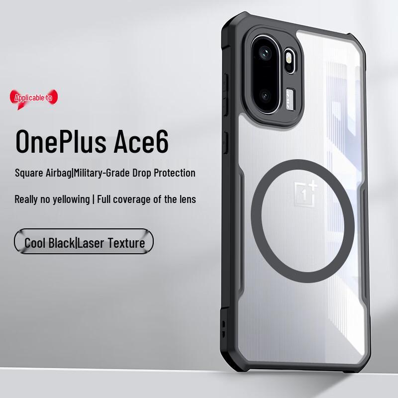 Xundd Transparent Magnetic Airbag Case for OnePlus Ace 6