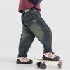Boys' Fleece-Lined Vintage Casual Jeans