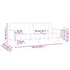 2 Seater Sofa Bed Light Grey Fabric