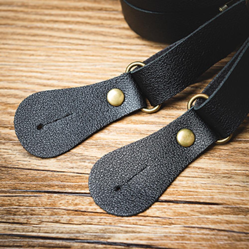 Retro Buttoned Suspenders British Style PU Leather Suspenders Casual Suspenders for Men  Men