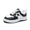 Black and White Bread Board Shoes Spring New Platform Shoes High-Grade Color Matching Women's Shoes