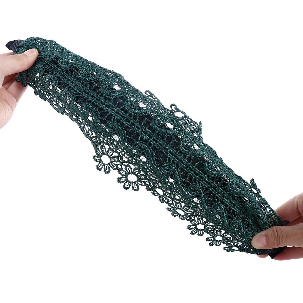 Wash Flower Make up Women Hair Accessories Korean Style Hair Wear Lace Headband Wide Side Hairband