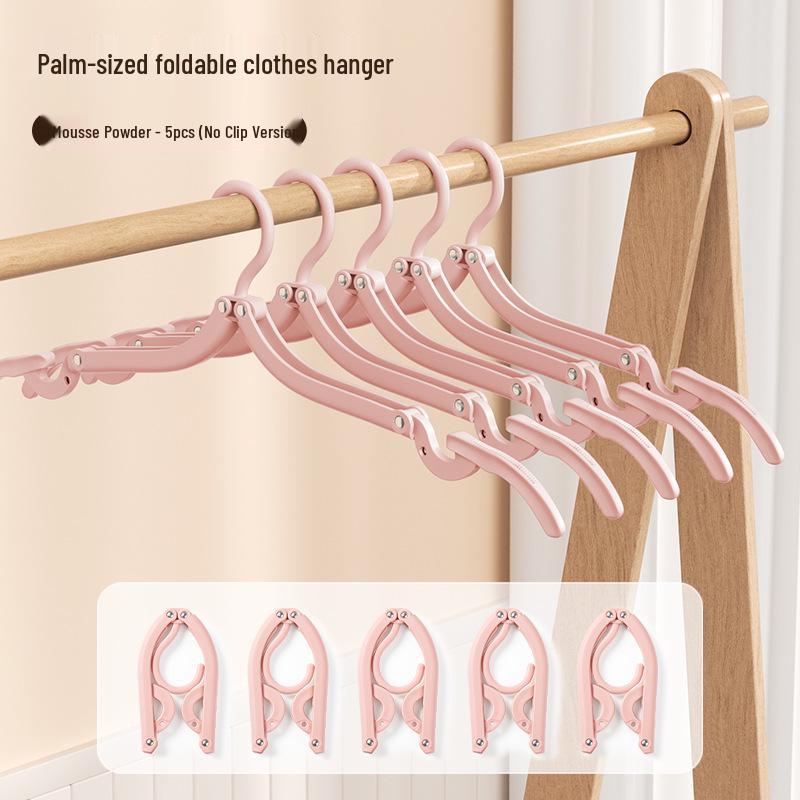 Portable Travel Clothes Hanger & Drying Rack with Clips - Ideal for Dorms, Hotels, and Students