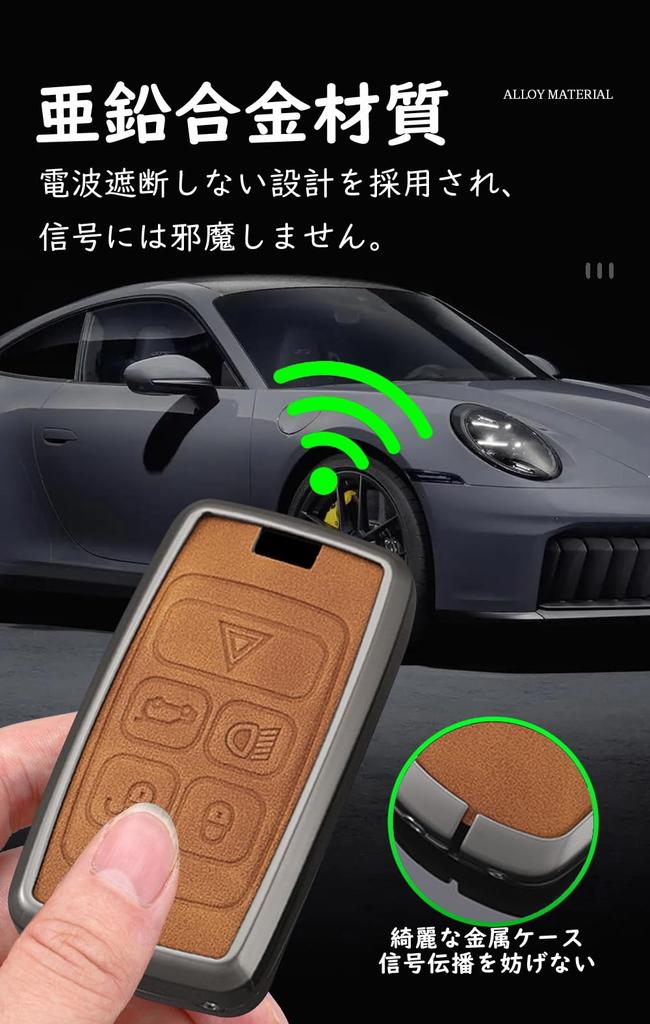 SANRILY Key Holder for Land Rover, Smart Key Case, Key Protection, Range Rover, Sports,