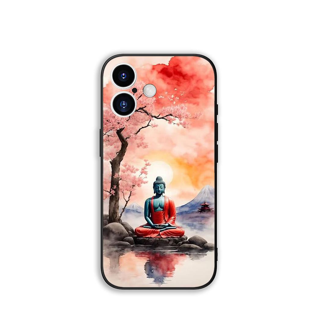 Phone Cover Lord Buddha Wallpaper Casing for Apple iPhone 16 15 14 Plus 13 12 Mini 17 Pro Max + ProMax 16E Air 15+ Case
