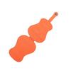 Guitar Shaped Guitar Pick Holder Stylish PU Leather Picks Storage Bag for Guitar Lovers 18 Slots