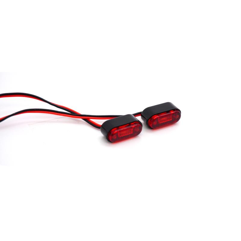 1 Set For  Trx4 D90 D110 Rc4Wd Scx10 90046 Tamiya 90053 1/10 1/14 Rc Car Led Warning Light Profile Light