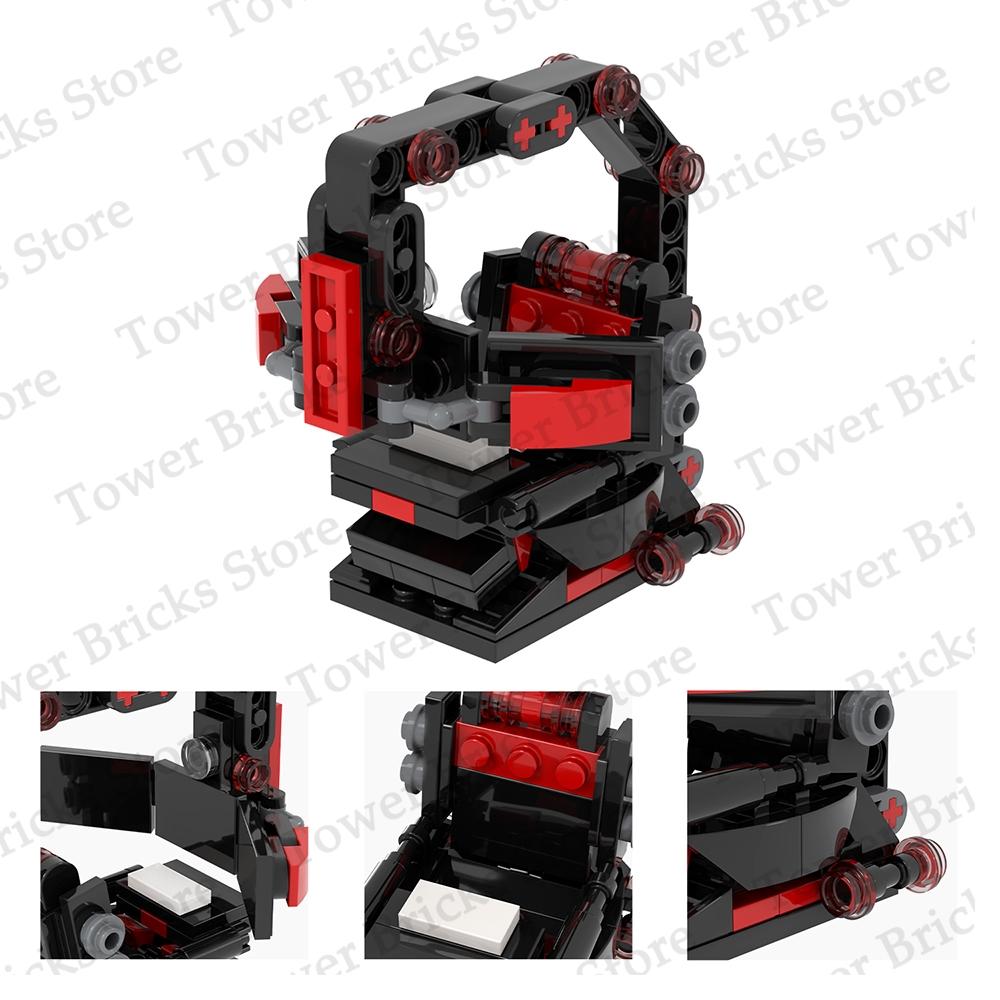 MOC City Computer Table Bricks Furniture Office Desk Room Compatible Figure Building Blocks Toys For Children Adult Friends Gift