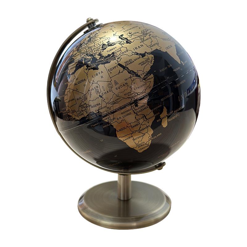 European Globe Desktop Ornament for Office Decor