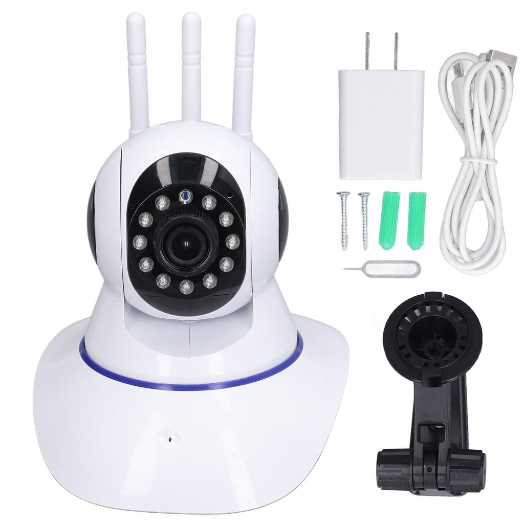 Kamera Monitorująca z 3 Antenami 2MP 1080P Noktowizja Wykrywanie Ruchu Kamera Nadzoru WIFI