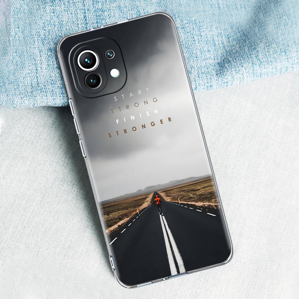 Phone Case For Xiaomi Mi 15 14 13 12 11 Lite 15T 13T 12T Pro Poco X7 X6 X5 Pro 5G X3 NFC F7 F6 F5 Cover Run marathon Running