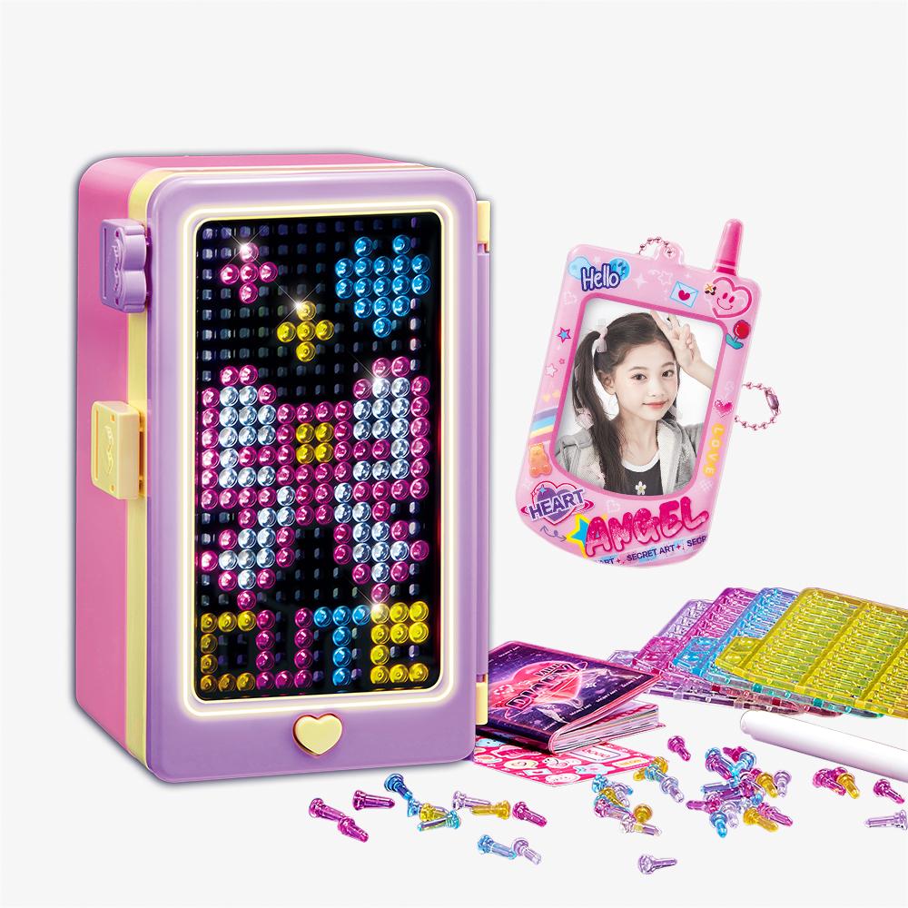 [young toys] 100% My Style! Secret Art Neon Decor Cabinet Basic DIY Set