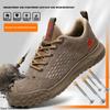 Lightweight Work Shoes Men Anti-Smash Breathable Work Sneakers Men Sport Safety Shoes With Steel Toe Safety Boots Footwear Male