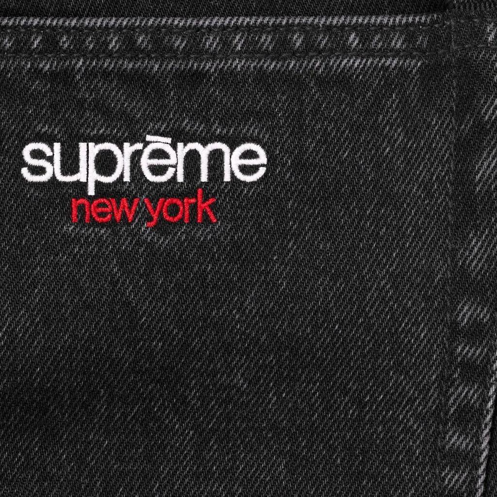 769988 Supreme Baggy Jean (26SS) Black