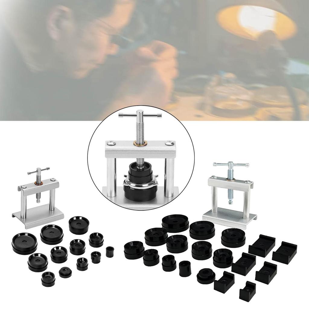 1 Watch Press Repair Tool Kit Back Case Closer Fitting Dies Watchmaker Metal Construction