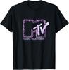 MTV - Das offizielle MTV-Logo mit violetten elektrischen Blitzen T-Shirt