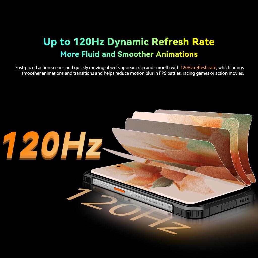 Blackview BV8100 Smartphone 24GB RAM 256GB ROM MediaTek Helio G99 50MP Telefon mobil