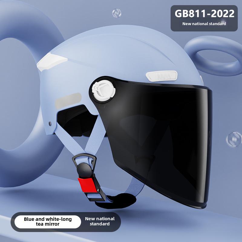 Universal Electric Vehicle Helmets for Men and Women - All-Season Safety for B-Type Battery Vehicles