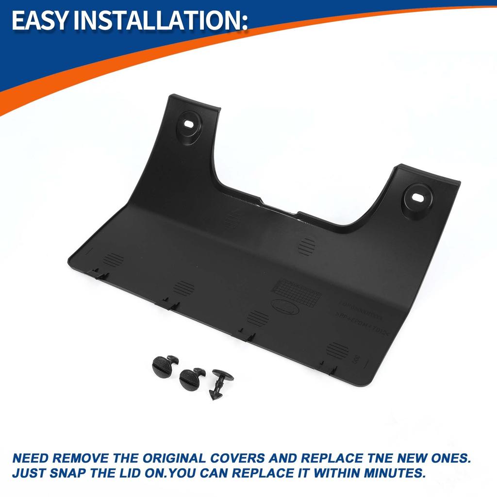 ACROPIX Unpainted Rear Car Bumper Toe Hook Cover for Land Rover LR3 LR4 Part 1 Piece 2005-2009, 2010-2016, Number DPO500011PCL,