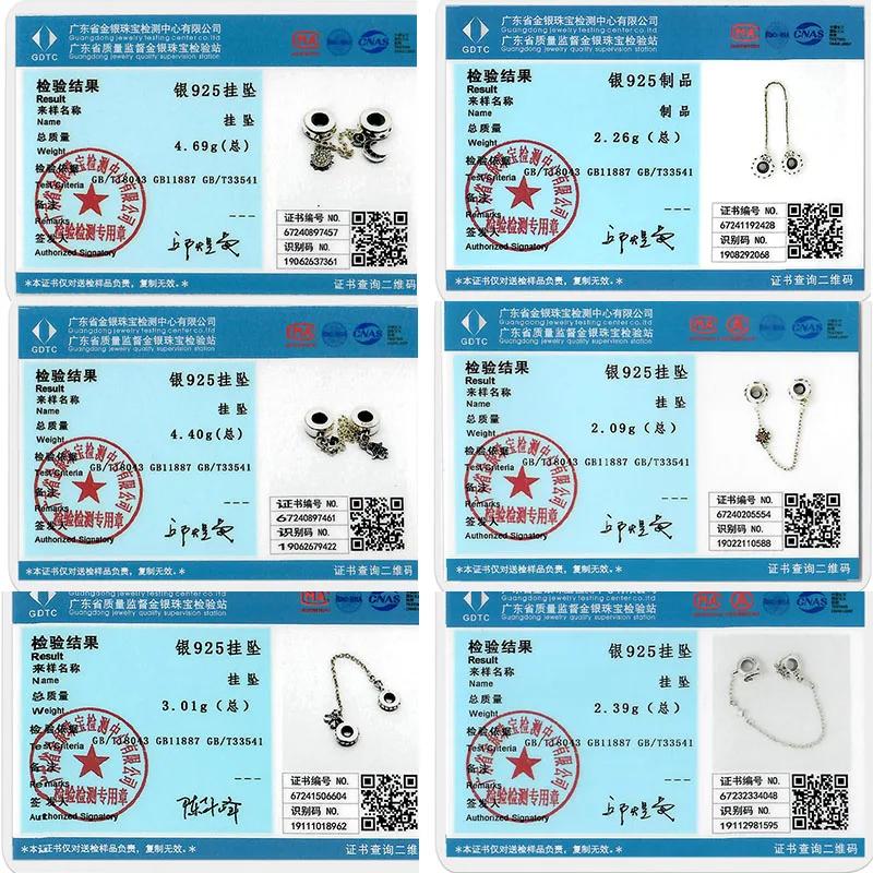 Safety Chain Charms Copper Fit Original Beads Moon Star Butterfly Heart Safety Chain For Women Jewelry Gift