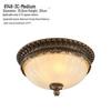 European Style Eye Protection Ceiling Light for Bedroom, Living Room, Balcony, and Entrance - French Retro Round Fixture