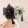 Cloud Tassel Bubble Mesh Hair Claw Chinese Style Back of The Head Clip  Hairpin Accessories