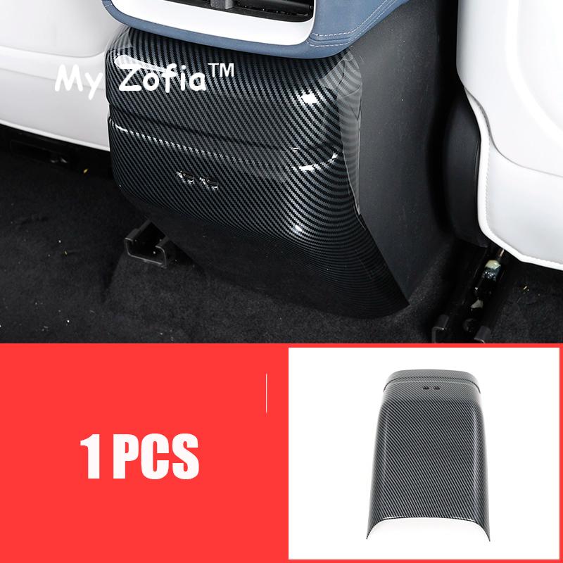 For Xpeng G6 2023 2024 Xiaopeng G6 Car Rear Anti Kick Pad Armrest Box Protective Cover ABS Interior Modification Accessories