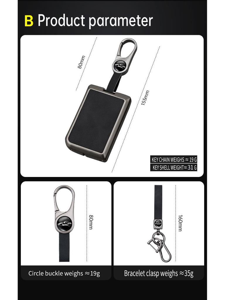 Lynk & Co 03 Key Case High-End Protective Shell for Car Models 06/08/01/05/09/02